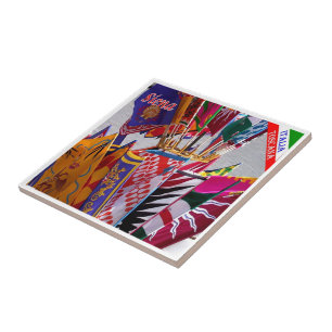 TSC063 SIENA, Banner of the Contrade, Fliese