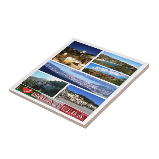 TSC065 ELBA ISLAND I Liebe, Toskana, Fliese (Seite)