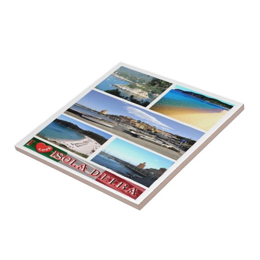 TSC067 ELBA ISLAND I Liebe, Toskana, Fliese (Seite)