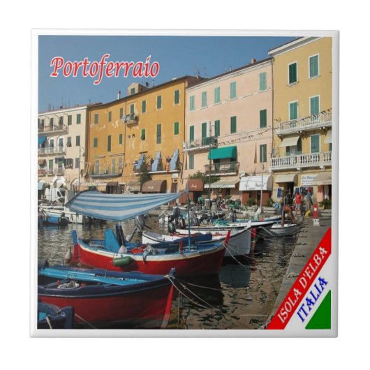 TSC074 PORTOFERRAIO ELBA Island, Toskana, Fliese (Vorderseite)