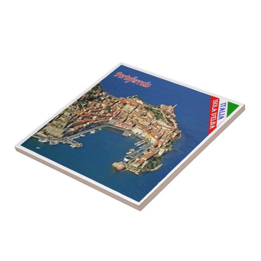 TSC076 PORTOFERRAIO ELBA Island, Toskana, Fliese (Seite)