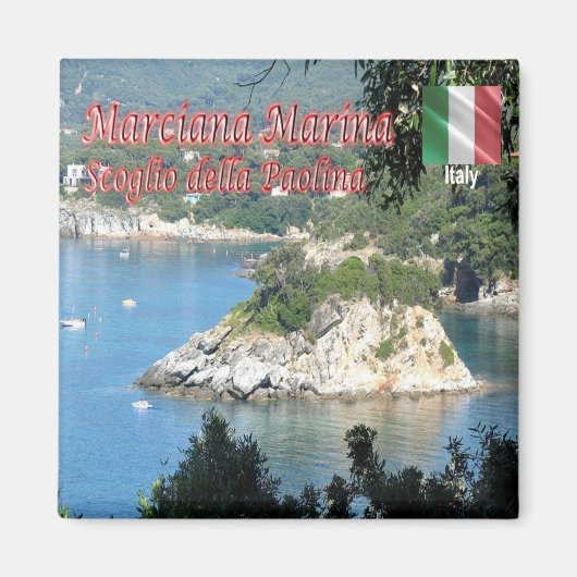 TSC082 MARCIANA MARINA - ELBA Island - Kühlschrank Magnet (Vorne)