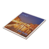 TSC086 FLORENZ, Alte Brücke, Toskana, Fliese (Seite)