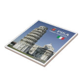 TSC096 LEANING TOWER of PISA, Toskana, Fliese (Seite)