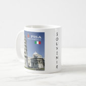 TSC096 LEANING TOWER of PISA, Toskana, Kaffeetasse (Vorderseite Links)
