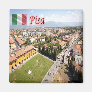 TSC097 PISA, Panorama, Toskana, Kühlschrank Magnet