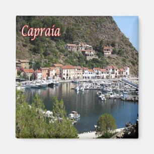 TSC126 CAPRAIA, Kleiner Hafen, Toskana, Italien, K Magnet