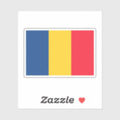 Tschad Aufkleber (Blatt)