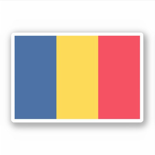 Tschad Aufkleber (Vorderseite)