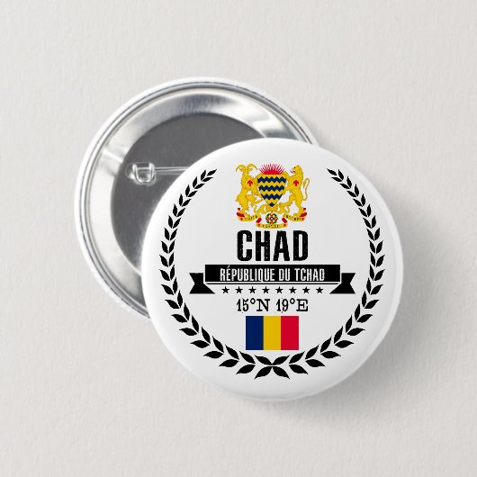 Tschad Button (Vorne & Hinten)