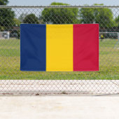 Tschad-Flagge Banner (Insitu)