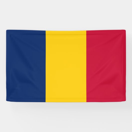 Tschad-Flagge Banner (Horizontal)
