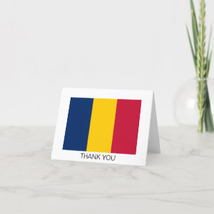 Tschad-Flagge Dankeskarte