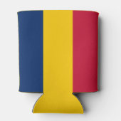 Tschad-Flagge Dosenkühler (Rückseite)