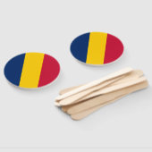 Tschad-Flagge Fächer (Non-assembled)