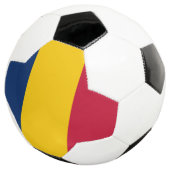 Tschad-Flagge Fußball (Dreiviertel)