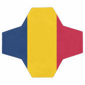 Tschad-Flagge Fußball (Flach)