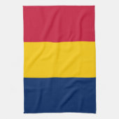 Tschad-Flagge Geschirrtuch (Vertikal)