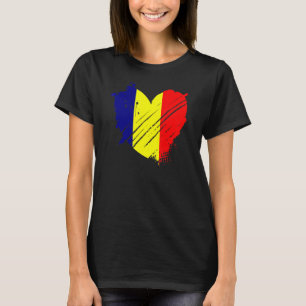 Tschad-Flagge I Liebe Tschad Es ist in meiner DNA T-Shirt