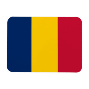 Tschad-Flagge Magnet