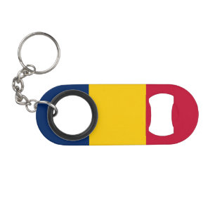Tschad-Flagge Mini Flaschenöffner
