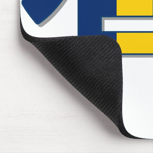 Tschad-Flagge Mousepad (Ecke)