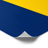 Tschad - Flagge - Poster (Ecke)