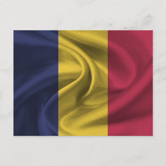 Tschad-Flagge Postkarte (Vorderseite)
