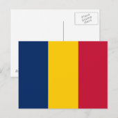 Tschad-Flagge Postkarte (Vorne/Hinten)
