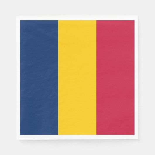 Tschad-Flagge Serviette (Vorderseite)