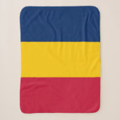 Tschad-Flagge Sherpadecke (Vorderseite)