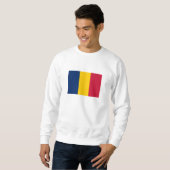 Tschad-Flagge Sweatshirt (Vorne ganz)