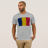 Tschad-Flagge T-Shirt (Vorne ganz)
