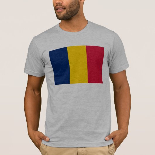 Tschad-Flagge T-Shirt (Vorderseite)