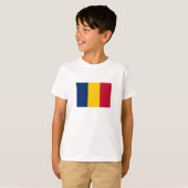 Tschad-Flagge T-Shirt (Vorne ganz)