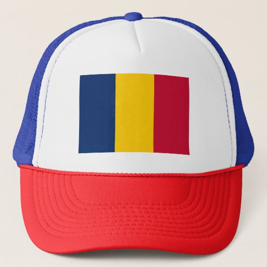 Tschad-Flagge Truckerkappe (Vorderseite)