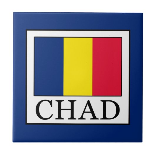 Tschad Fliese (Vorderseite)