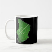 Tschad Fußballplatz Kaffeetasse (Links)