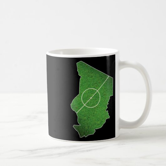 Tschad Fußballplatz Kaffeetasse (Rechts)