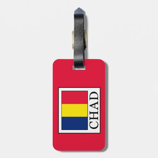 Tschad Gepäckanhänger (Rückseite vertikal)