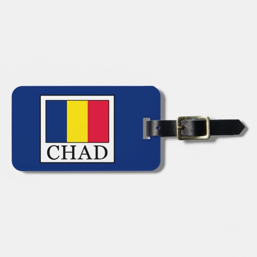 Tschad Gepäckanhänger (Vorderseite horizontal)