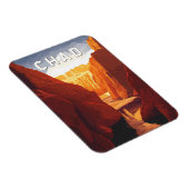 Tschad-Illustration Reise Kunst Vintage Magnet (Rechte Seite)