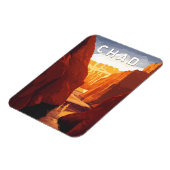 Tschad-Illustration Reise Kunst Vintage Magnet (Linke Seite)