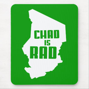 Tschad ist krass (fest) mousepad