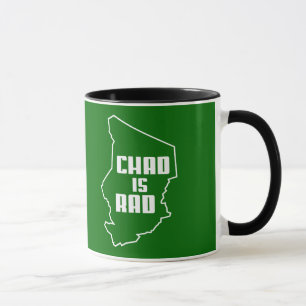 Tschad ist krasse Kontur Tasse