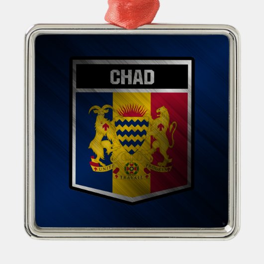 Tschad Ornament Aus Metall (Vorne)