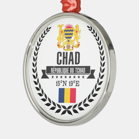 Tschad Ornament Aus Metall (Links)