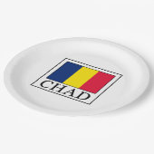 Tschad Pappteller (Schrägansicht)