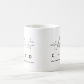 Tschad-Peptidnamen-Tasse Kaffeetasse (Mittel)
