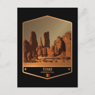 Tschad Postkarte